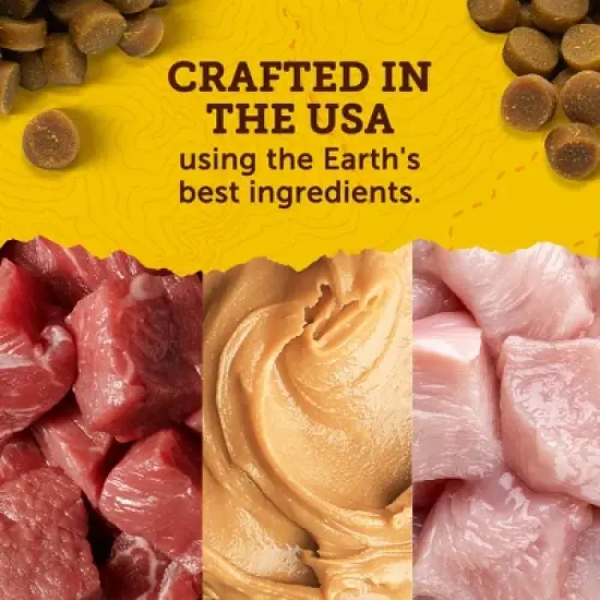 Zukes Mini Naturals Peanut Butter & Oats Recipe Chewy Training Dog Treats - 6oz image {3}