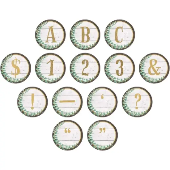 Teacher Created Resources&reg; Eucalyptus Circle Letters, 216 Pieces image {1}