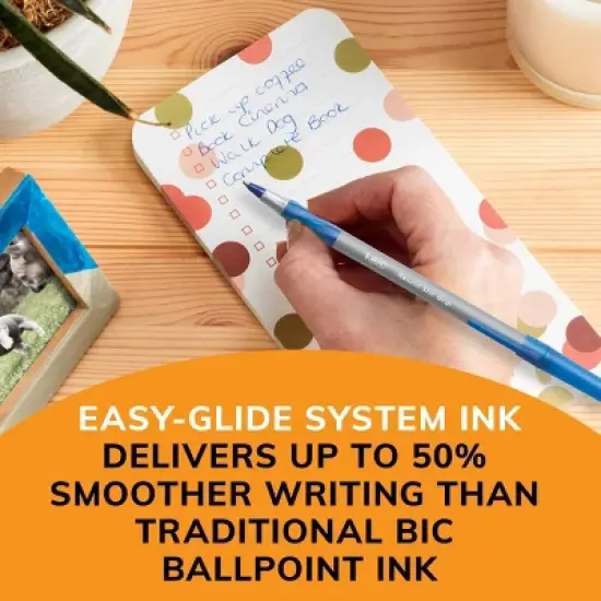 BIC Xtra Comfort Ballpoint Pens, 1.2mm, 26ct - Multicolor Ink: Rubber Grip, Art & Stationery, Office Supplies image {4}