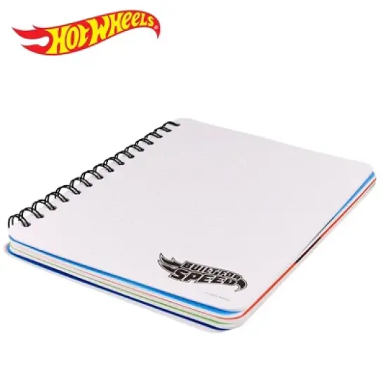 Inkology, LLC Hot Wheels 4-Tab Spiral Notebook With 160 Dotted Sheets | 6 x 9 Inches image {5}