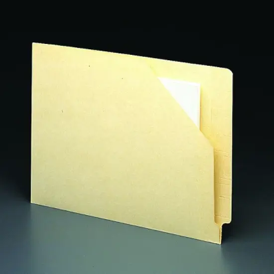 Smead End Tab File Jacket, Shelf-Master  Reinforced Straight-Cut Tab, Letter Size, Manila, 100 per Box (75700) image {6}