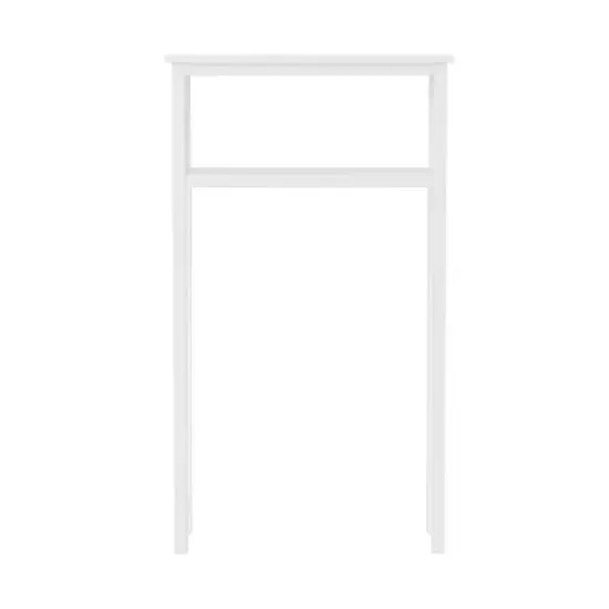 Coventry Bathroom Over the Toilet Open Storage Shelf White - Alaterre Furniture image {2}