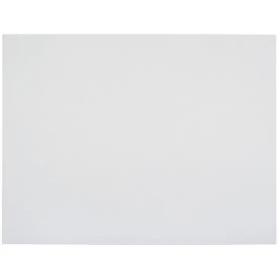 School Smart Railroad Board, 22 x 28 Inches, White, Pack of 25 image {2}