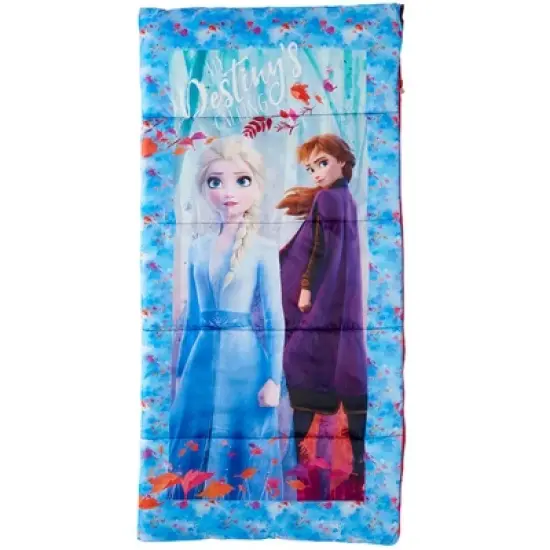 Exxel Outdoors Disney Fronzen 2 Kids 4 Piece Princess Camping Kit with Floorless Dome Tent, Youth Sized Sleeping Bag, Backpack, and LED Flashlight image {4}