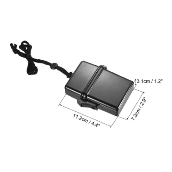 Unique Bargains Waterproof Case ID Card Badge Holder with Lanyard 3 Pcs image {1}