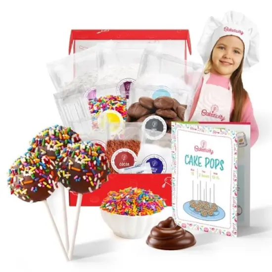 BAKETIVITY Cake Pop Sticks Baking Kit | Cake Pop Kit For Kids | DIY Beginner Cake Pop Supplies | Cake Pops Decorating Kit &ndash; Kids Cake Pop Baking Kit image {7}