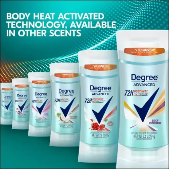 Degree Advanced Motionsense Sexy Intrigue 72-Hour Solid Antiperspirant & Deodorant Stick - 2.6oz image {6}