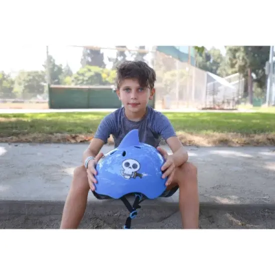 Raskullz Cling Shark Child Helmet - Blue image {11}