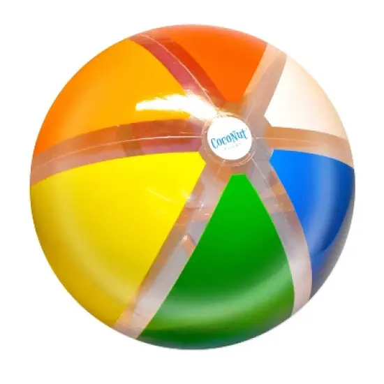 CocoNut Outdoor Colossus 48" Rainbow Beach Ball image {4}