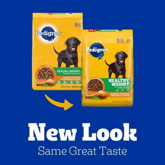 Pedigree Roasted Chicken, Grain and Vegetable Flavor Dry Dog Food - 14lbs image {9}