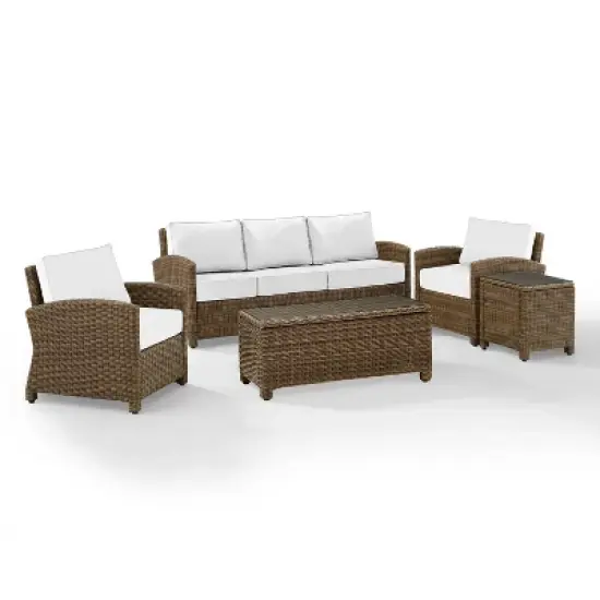 Bradenton 5pc Outdoor Wicker Sofa Set - Crosley
 image {23}