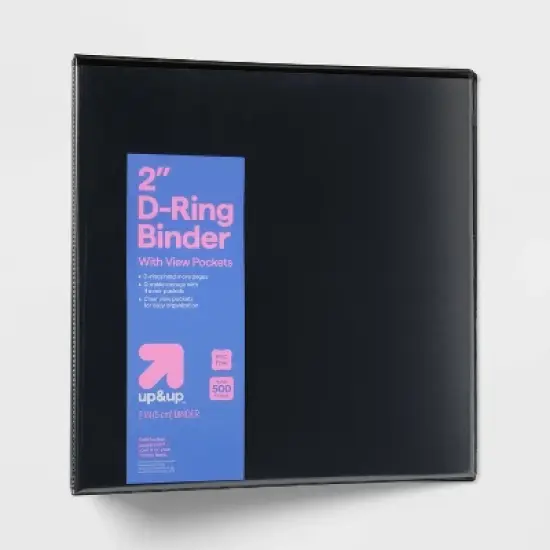2" 3 Ring Binder Clear View - up&up&trade; image {3}