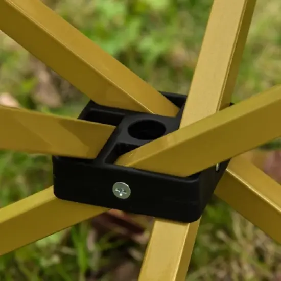 Outsunny Aluminum Frame Camping Padded Chairs Set with Lightweight Folding Table, 2 Cup Holders, Portable Carry Bag for Travel, Camping, Fishing image {5}