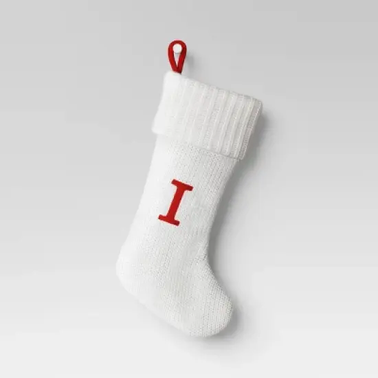 Knit Monogram Christmas Stocking White - Wondershop&trade; image {11}