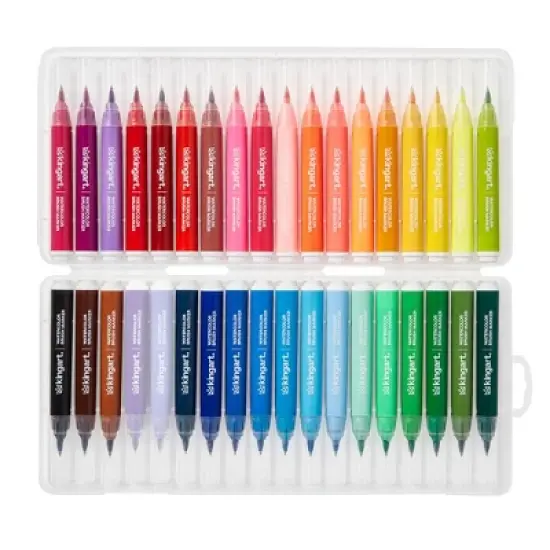 KINGART Brush Tip Markers 36 Colors image {7}