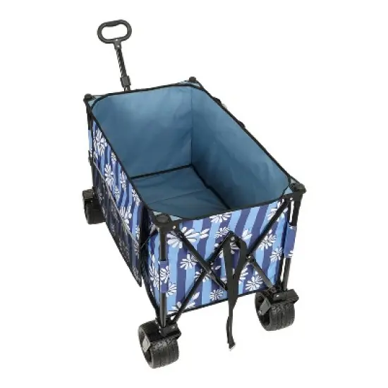 Anybear Collapsible Folding Wagon All-Terrain Beach Wheels 480lbs Garden Cart image {9}