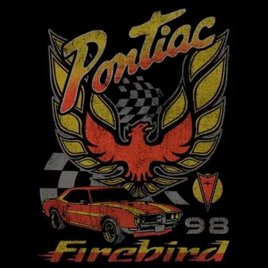 Men's General Motors Retro Pontiac Firebird Logo Sweatshirt image {1}