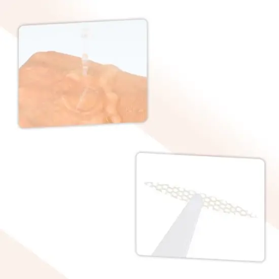 Unique Bargains Double Eyelid Tape with Fork Tweezers 960 Pcs image {3}