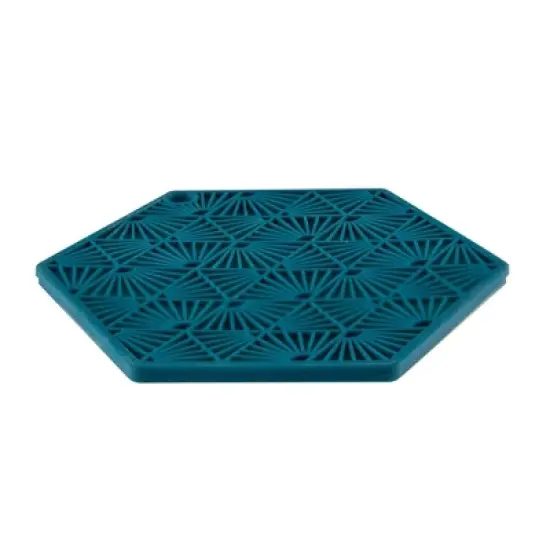 Taste of Home 2pc Silicone Tool Sea Green: Dishwasher-Safe Trivets for Hot Dishes, Kitchen Hot Pads image {4}