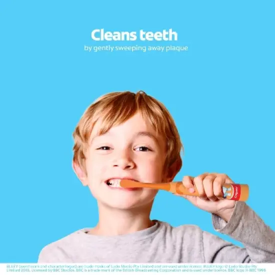 Colgate Kids' Battery Toothbrush - Bluey Bingo - Extra Soft image {4}