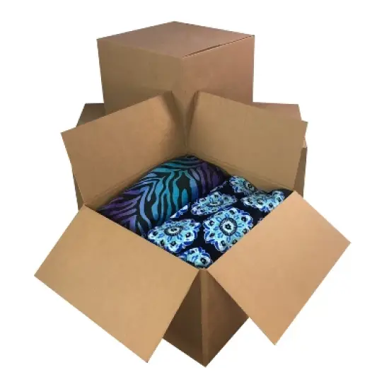 UBMOVE Pack of 10 Large Moving Boxes 20" x 20" x 15" Moving and Storage Boxes image {1}