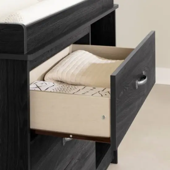 South Shore Tassio Changing Table - Gray Oak image {5}