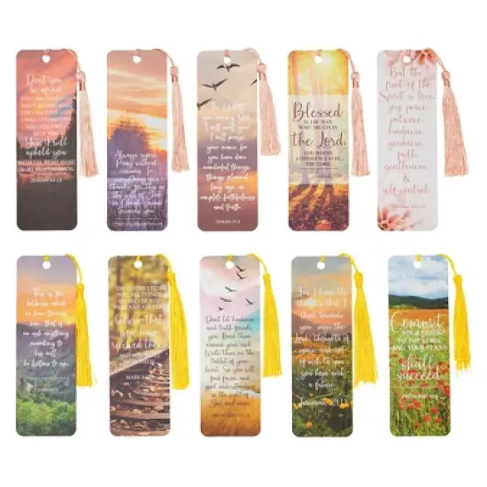 Faithful Finds 100 Pack Christian Bookmarks with Religious Scriptures, Bible Verse Book Markers (6 x 2 In) image {7}