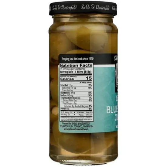 Sable & Rosenfeld Tipsy Blue Cheese Olives - Case of 6/5 oz image {3}