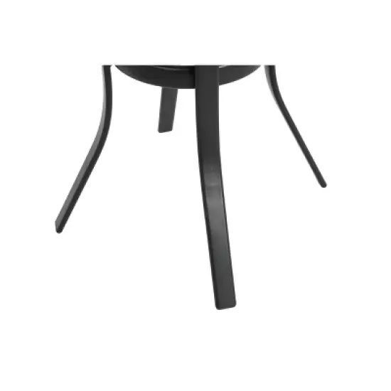 FIONECA 3-Piece Outdoor Rattan Bar Stool Set with Glass Table Top &uml;C Wicker Bar Chairs for Backyard, Garden, Pool, Balcony, and Deck, Brown image {10}