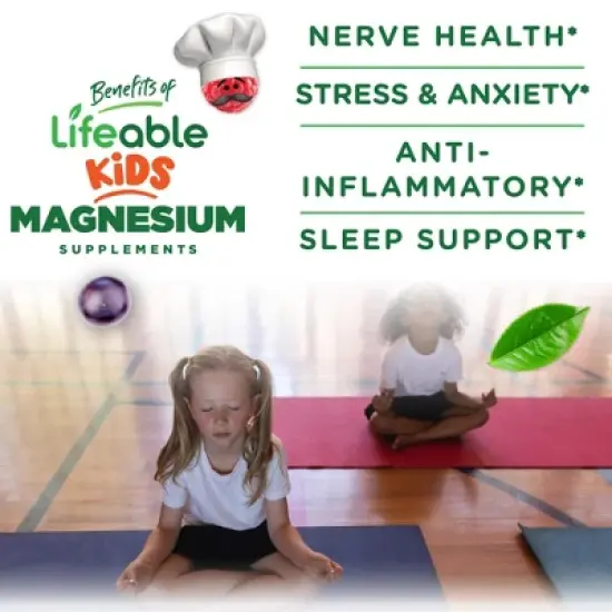 Lifeable - Magnesium Citrate - 900mg - Kids - 90 Gummies image {2}