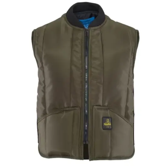 RefrigiWear Men's Iron-Tuff Water-Resistant Insulated Vest -50F Cold Protection image {7}