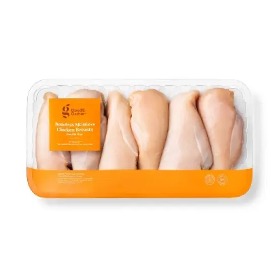 All Natural Boneless & Skinless Chicken Breast Value Pack - 2.5-5.25lbs - price per lb - Good & Gather&trade; image {3}