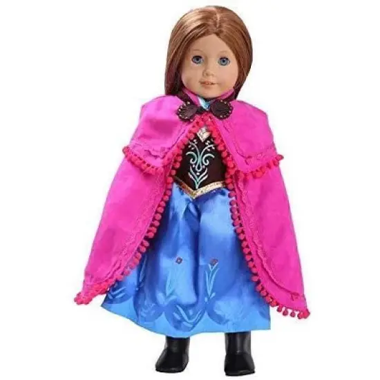 Dress Along Dolly Anna Frozen Inspired Outfit for American Girl Doll image {2}