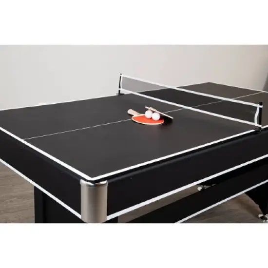 Hathaway Spartan 6' Pool Table with Table Tennis Conversion Top - Black image {7}