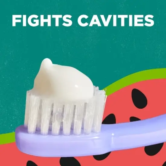 Tom&rsquo;s of Maine Watermelon Wiggle Kids'  Anticavity Fluoride Toothpaste - 5.1oz image {3}