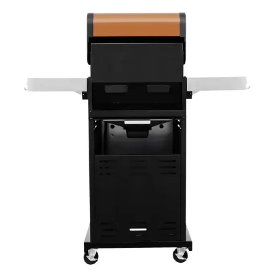 Permasteel 2-Burner Gas Grill with Foldable Side Tables image {9}