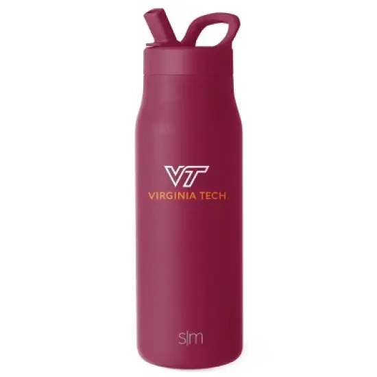NCAA Virginia Tech Hokies Simple Modern Mesa Stainless Water Bottle - 34oz image {3}