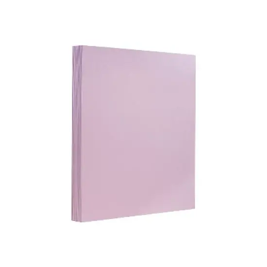JAM Paper Extra Heavyweight 130 lb. Cardstock Paper 8.5" x 11" Light Purple 25 Sheets/Pack image {1}