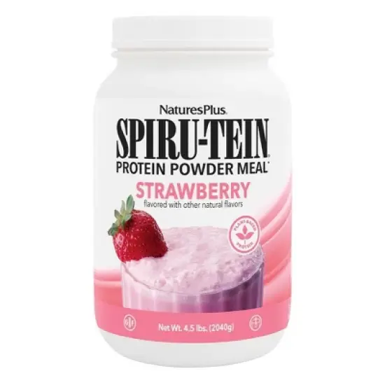 Spiru-tein Strawberry by Nature's Plus  -  4.5 lb Powder image {3}