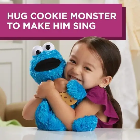 Sesame Street Feed Me Cookie Monster Plush: Interactive 13 Inch Cookie Monster image {4}