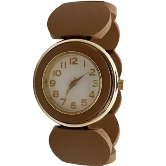 Olivia Pratt Stretch Wooden Watch image {8}