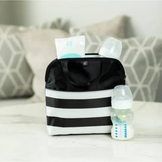 J.L. Childress MaxiCOOL Four Bottle Cooler - Black Stripe image {4}