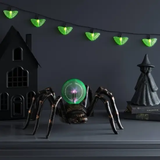 7" Plasma Spider Halloween Decorative Prop Black - Hyde and EEK! Boutique&trade; image {1}