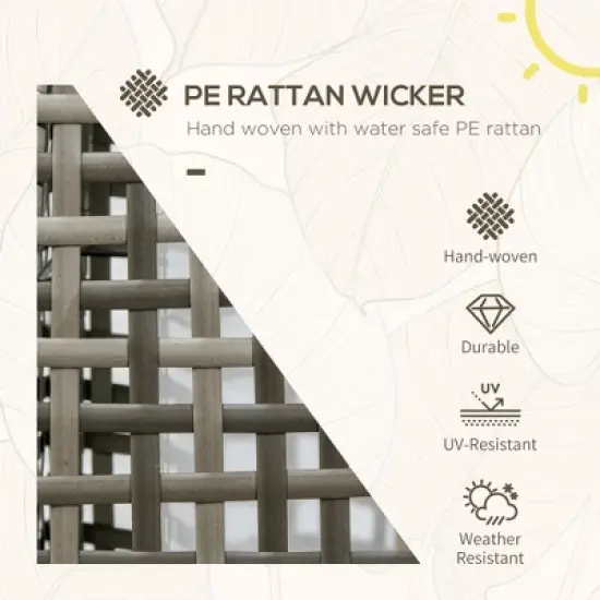 Gulches Decorative Garden Light Post, 30.75", Weatherproof Gray image {4}