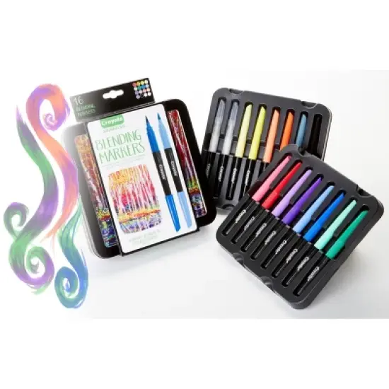 Crayola 16ct Blending Marker Kit with Case image {3}