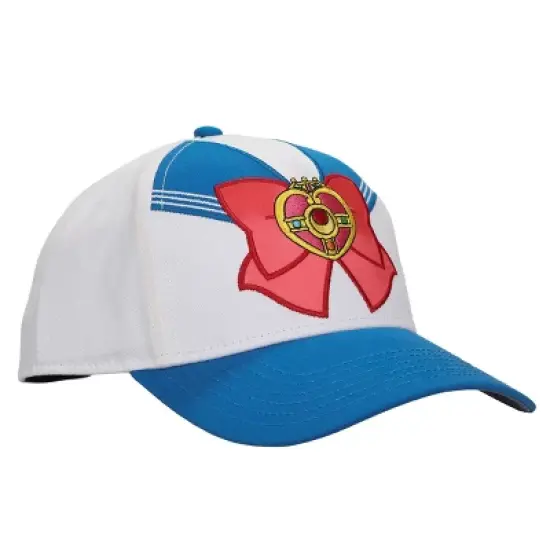 Sailor Moon Sailor Scout Cosplay White Baseball Cap image {3}