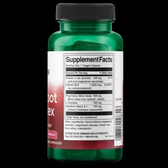 Swanson Beet Root Complex 60 Veggie Capsules image {1}