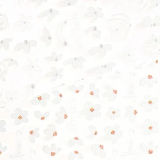 Unique Bargains Self-Adhesive Floral Pattern Nail Art Stickers White 2 Pcs image {2}