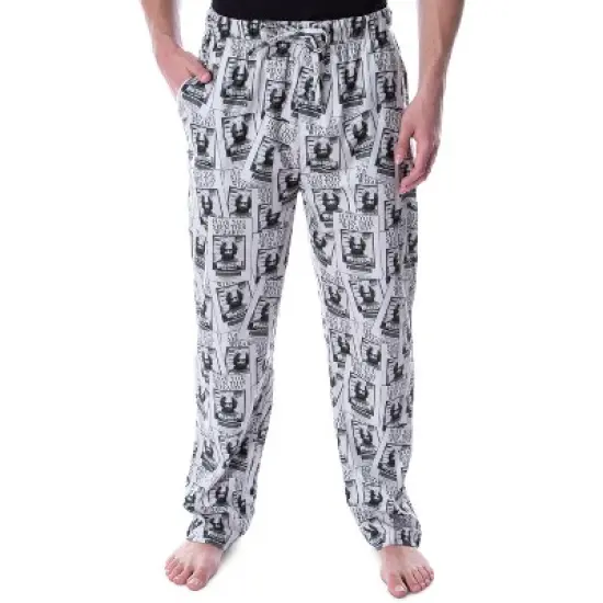 Harry Potter Men's Sirius Black Have You Seen This Wizard Pajama Pants Off-White image {5}