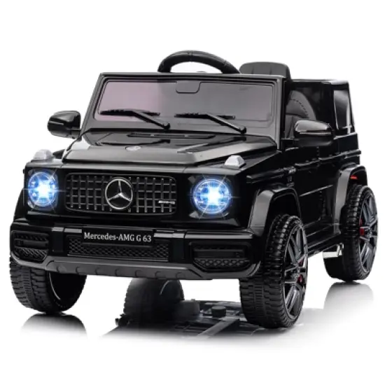 Kids 12V Ride On Car with Remote Control, Electric Car Toy for Kids with Suspension, Safety Lock, Ride On Tioy Car with Led Lights, Bluetooth, Music image {6}